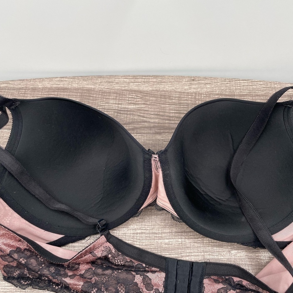 Torrid curve black padded underwire lace bra - Picture 10 of 13